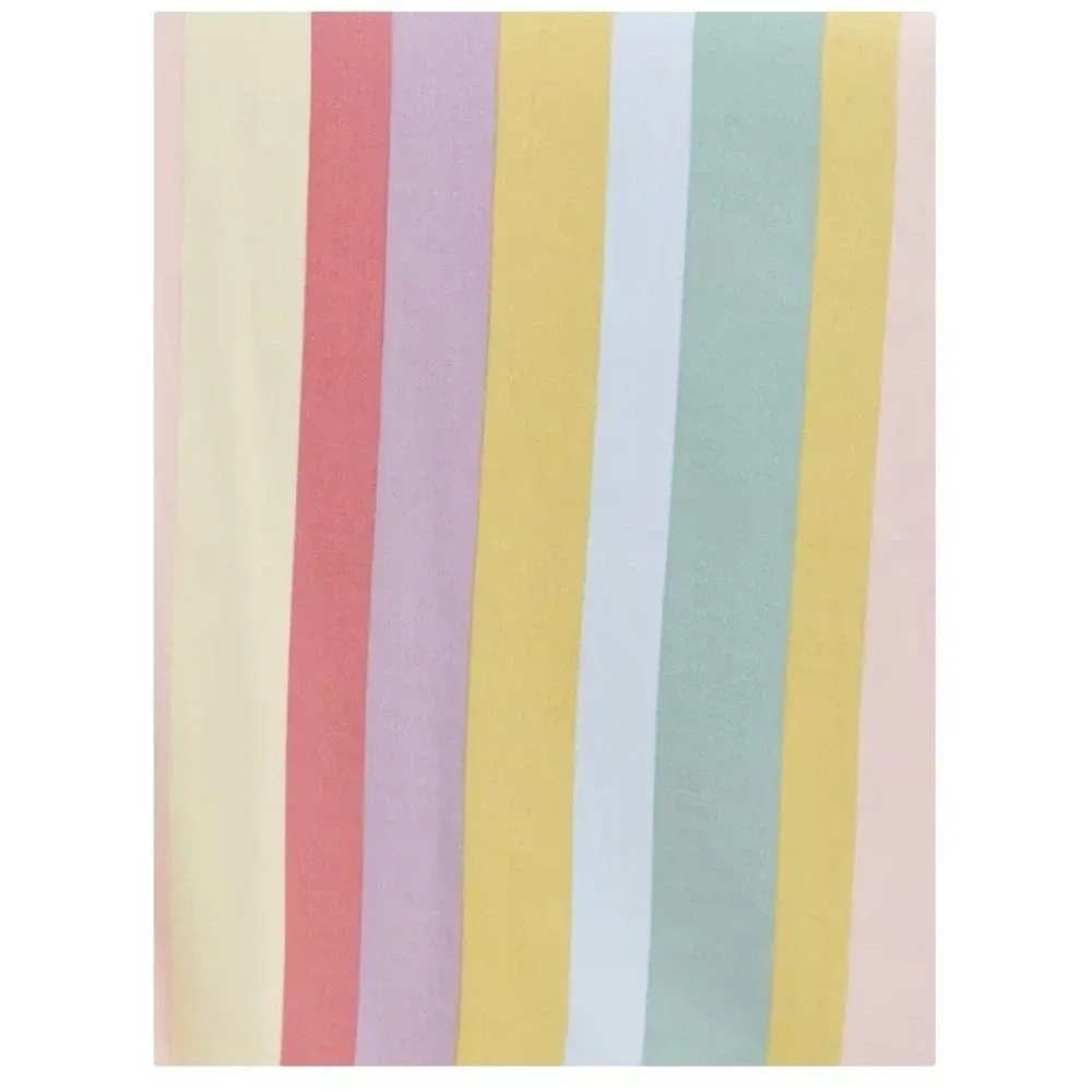 Torrid Pastel Stripes M Challis Off‎ Shoulder Midi Dress Size 2X Pockets Tassels